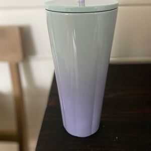 Starbucks metal iced venti 2 tone cup